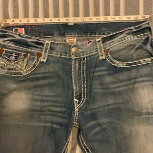 True Religion Mens Ricky Super T Jeans! 40x30